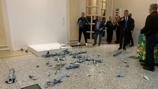 Vandal Smashes Ai Weiwei Sculpture at Exhibition Opening